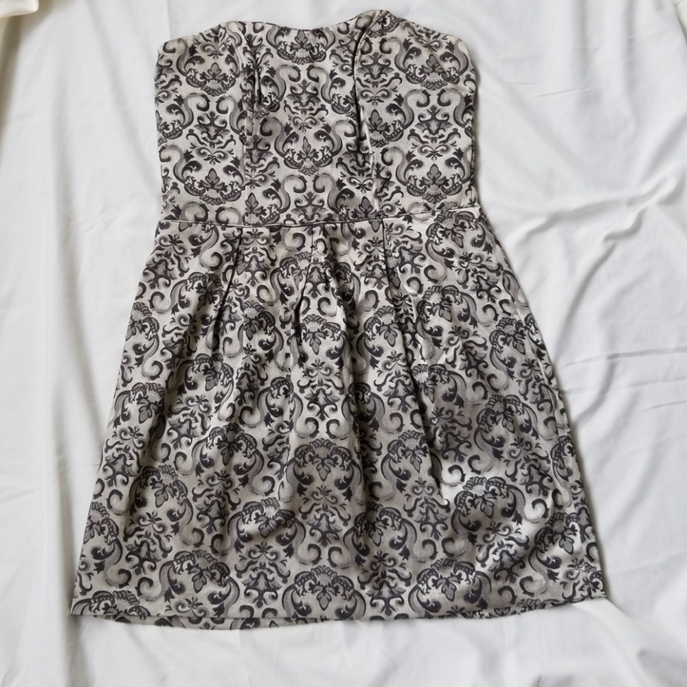 Gray Speechless Strapless Dress